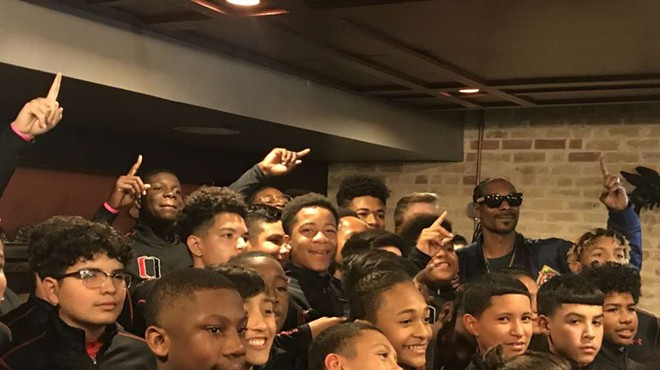 Snoop Dogg, Youth Football, and Barbecue: Just An Average Wednesday in San Antonio