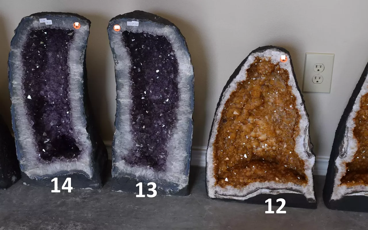 Image: Huge Gem Amethyst Rock Fossil Sale