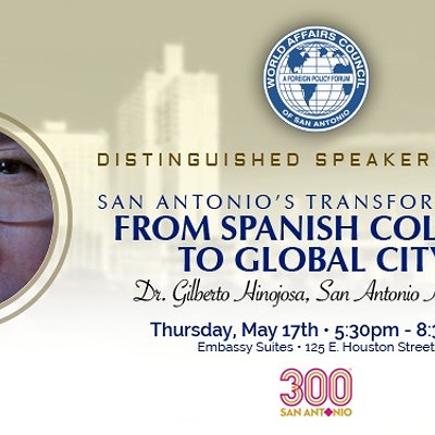 Distinguished Speaker Series: San Antonio's First 300 Years: From Spanish Colony to Modern City