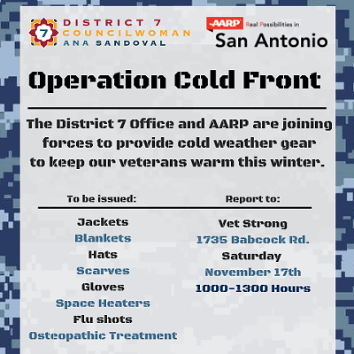City Council District 7: Operation Cold Front