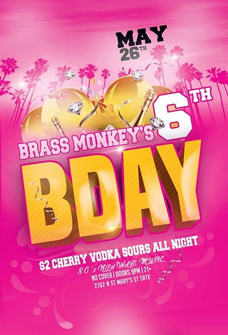 Brass Monkey's 6th Birthday