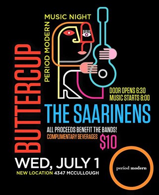 Period Modern Music Night feat. Buttercup & The Saarinens