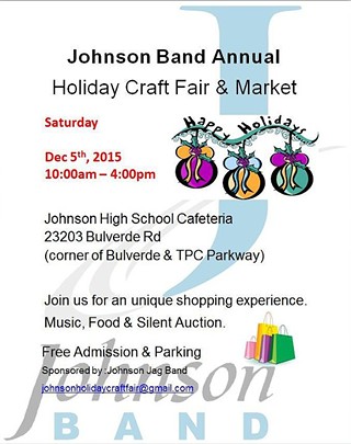2015 Johnson High School Holiday Craft Fair & Market