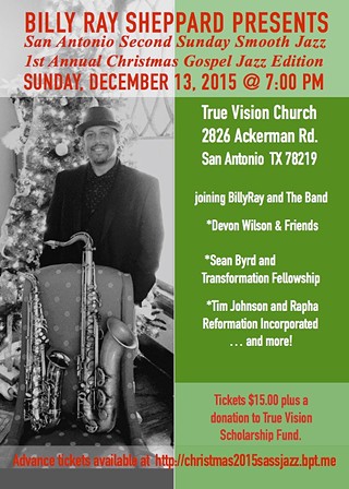 BillyRay Sheppard presents Second Sunday Smooth Jazz: Christmas Gospel Jazz Edition
