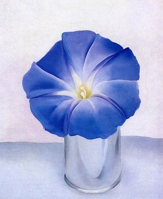 Merry Monet Paints the Blues with Georgia O'Keeffe