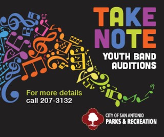Take Note Youth Band Auditions