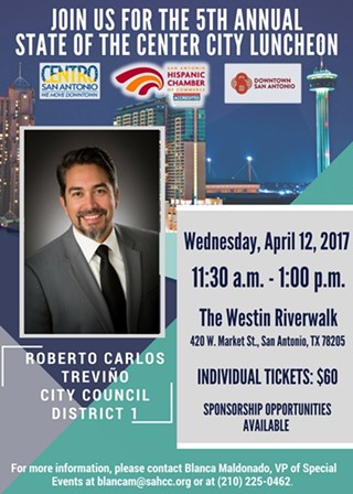 The 5th Annual State of the Center City Luncheon with Councilman Roberto Treviño