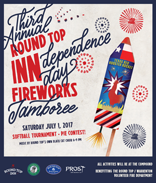 Third Annual Round Top INNdependence Day Fireworks Jamboree