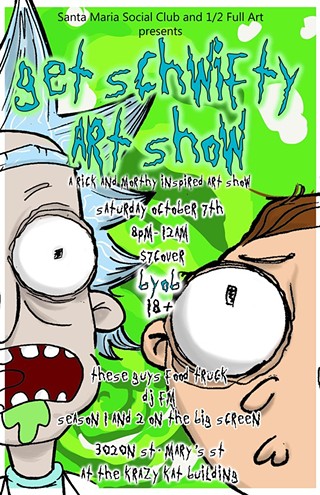 Get Schwifty! A Rick and Morty Inspired Art Show