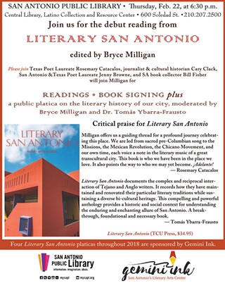 San Antonio's Literary History: A Platica with Tomas Ybarra-Frausto and Bryce Milligan