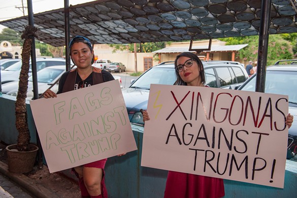 Don't Come to Texas Vol. 1: Photos from the Anti-Trump Sign-making Party