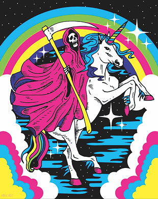 Thu 11/30
‘Fabbyloso Unicorn Art Show’
While 2017 will undoubtedly be remembered as a grim, tragic and consistently surreal slump for an increasing number of reasons, pop culture historians may one day look back on it as the Year of the Unicorn. While it’s doubtful these magical beasts collectively reared their multi-colored heads to thoughtfully lift our spirits, it would be remiss not to recognize such fleeting contributions as unicorn-inspired bagels and macarons, unicorn makeup tutorials, unicorn T-shirts and headbands, body glitter promoted by some as “unicorn snot,” and Starbucks’ rainbow-swirled Unicorn Frappucino (a high-calorie concoction blended with mango syrup and “pink powder”). Although California transplant and longtime Southtown fixture Robert Tatum’s not typically one to jump aboard trendy bandwagons, it somehow comes as no big surprise that he and his extensive stall of cohorts are weighing in on “unicorn fever.” In addition to creative, irreverent and offbeat interpretations by more than 50 artists (not to mention a solo exhibition of retro-poppy works by Northern California artist Tony Speirs in neighboring Showdown Gallery), Tatum’s “Fabbyloso Unicorn Art Show” promises live music by The Swishbucklers and Pocket FishRmen, beats by DJ Epsr and a Unicorn Costume Contest with prizes (including gift cards for shops and eateries in the Blue Star Arts Complex) in three categories: Sexiest Costume (inclusive of all genders), Most Creative and Dumbest Costume. $5 (free before 7pm), 6-11pm, Brick at Blue Star, 108 Blue Star, (210) 858-2361, facebook.com/tatumoriginalschoicegoods. — Bryan Rindfuss