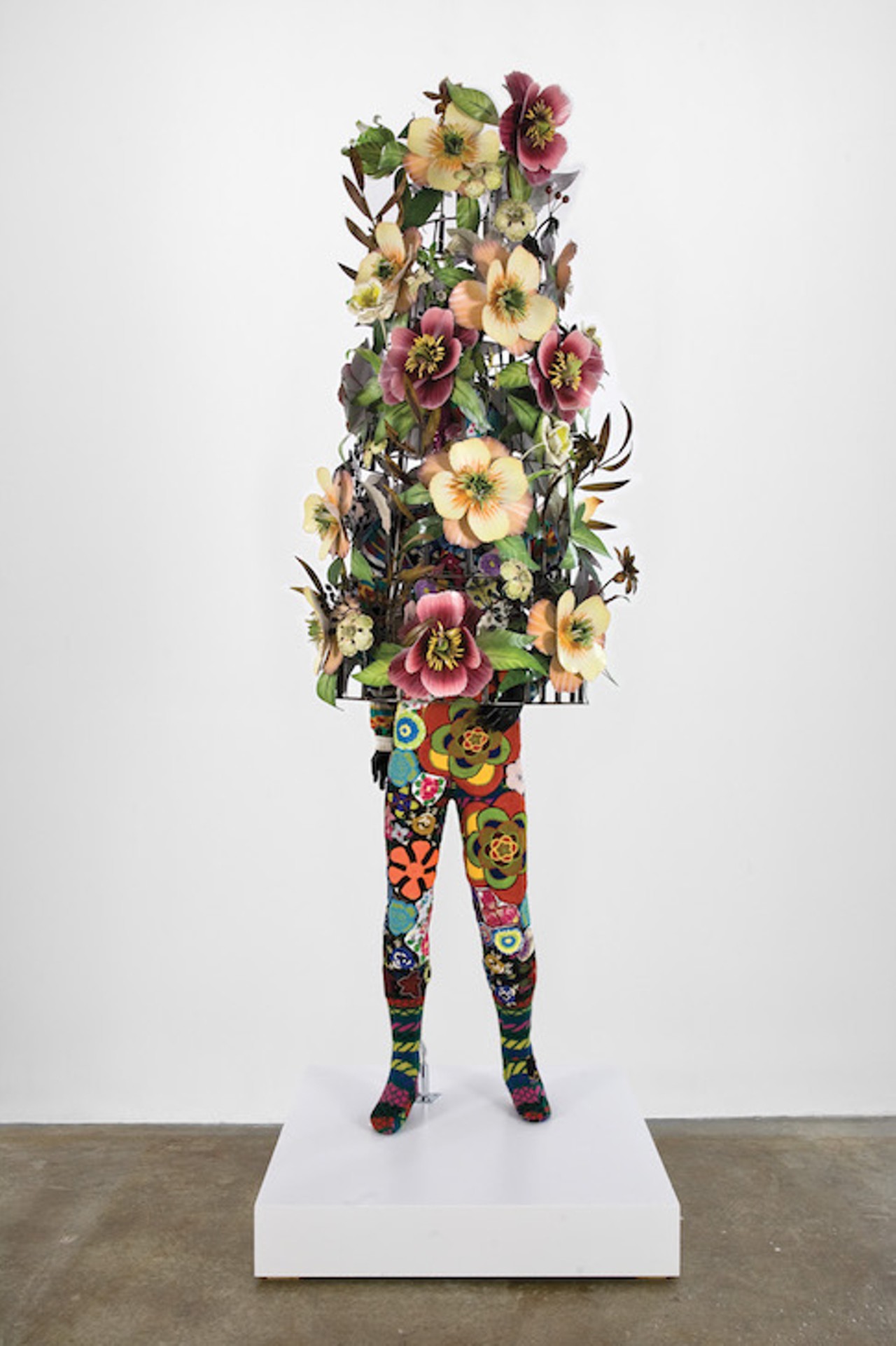 Nick Cave, Soundsuit, 2008. Fabrics, sequins, fiberglass, and metal.