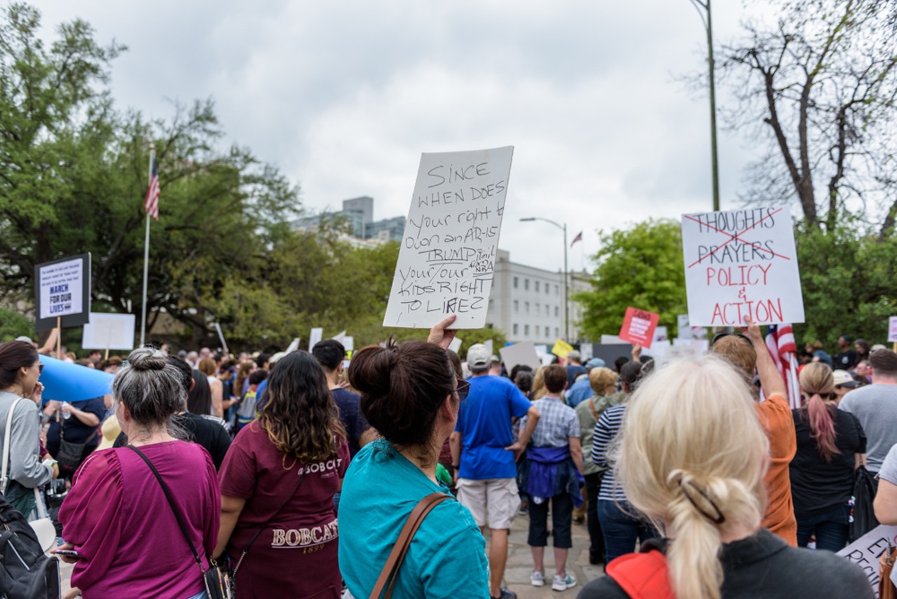 Powerful Images from San Antonio's March For Our Lives