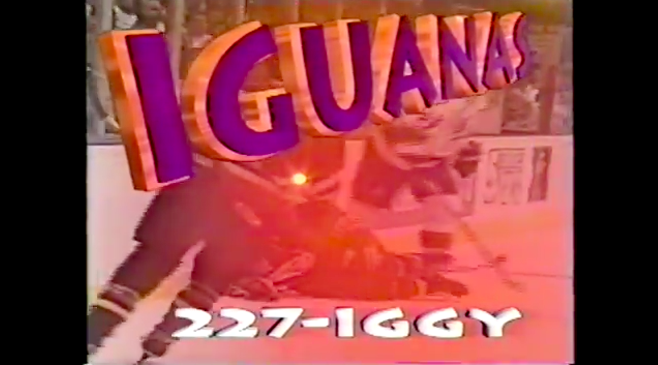 San Antonio Iguanas
The city’s minor league hockey team used to be the Iguanas. The Iguanas played for seven seasons from 1994 to 2002, with one off year in 1997. The team was shut down after the Rampage came to the city, leading to no support from local investors for the Iguanas.
Screenshot via YouTube / bakerco502
