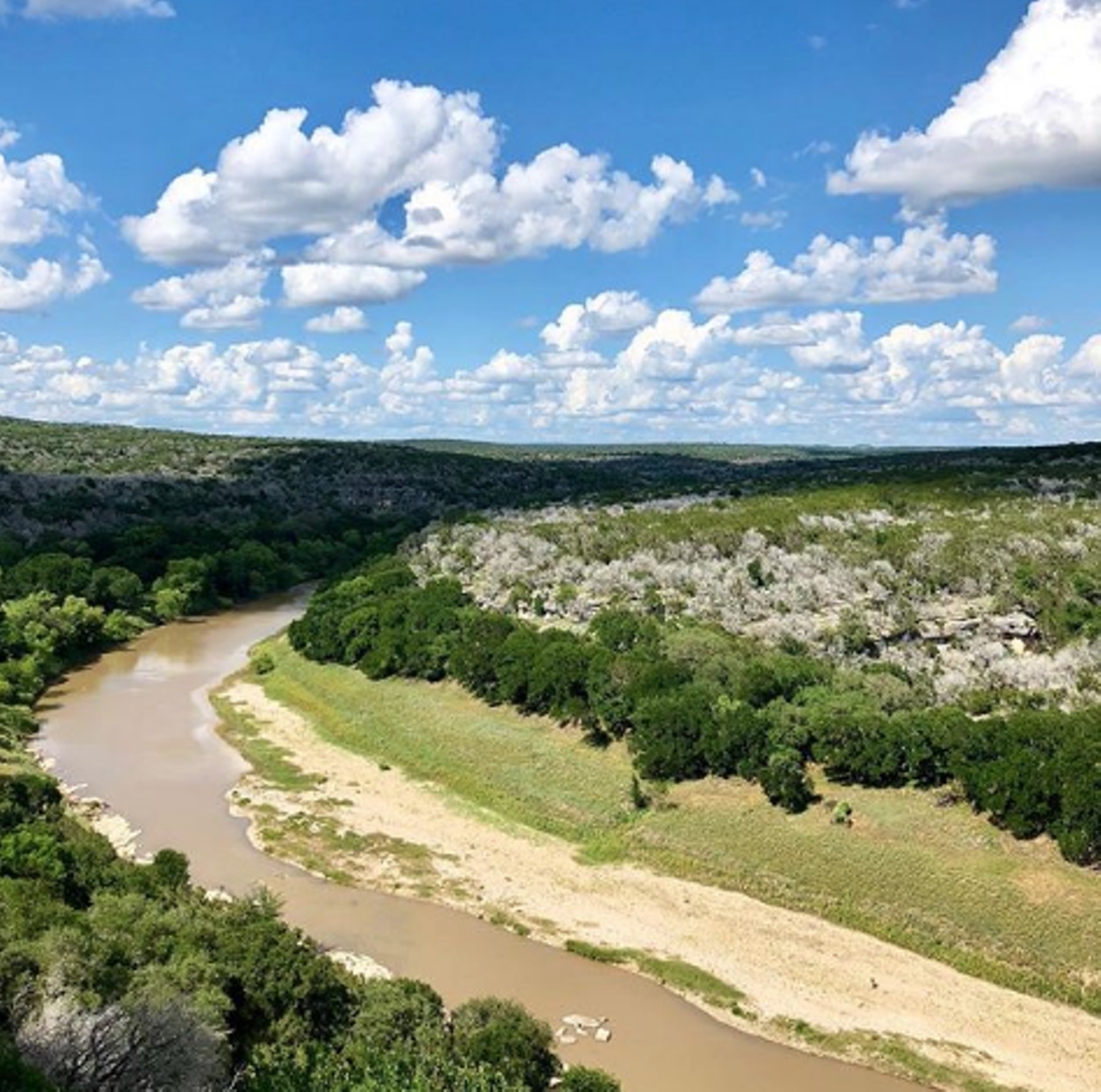 Colorado Bend State Park
2236 Park Hill Drive, Bend, (325) 628-3240, tpwd.texas.gov
Colorado Bend State Park offers a large population of white bass, a feature that has given the park the reputation of being one of the best locations to bass fish in Central Texas. The park does not require a fishing license and offers a fish cleaning station.
Photo via Instagram / danielthedoggo11