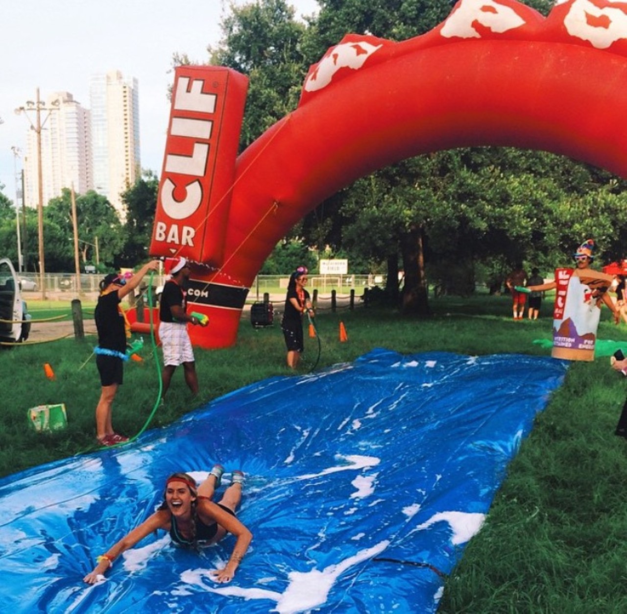 Fun Stop 5K & Fest
$31, Sat Jun 23, Auditorium Shores, 800 W Riverside Dr, Austin, (512) 524-2945, funstop5k.com
Formerly known as Keep Austin Weird Fest, this athletic event allows runners to stop at puppy kissing booths, foam pits and even a donut shop. Runners are encouraged to dress up in their wackiest costumes and enjoy alcoholic beverages along the course.
Photo via Instagram / paigejwagner