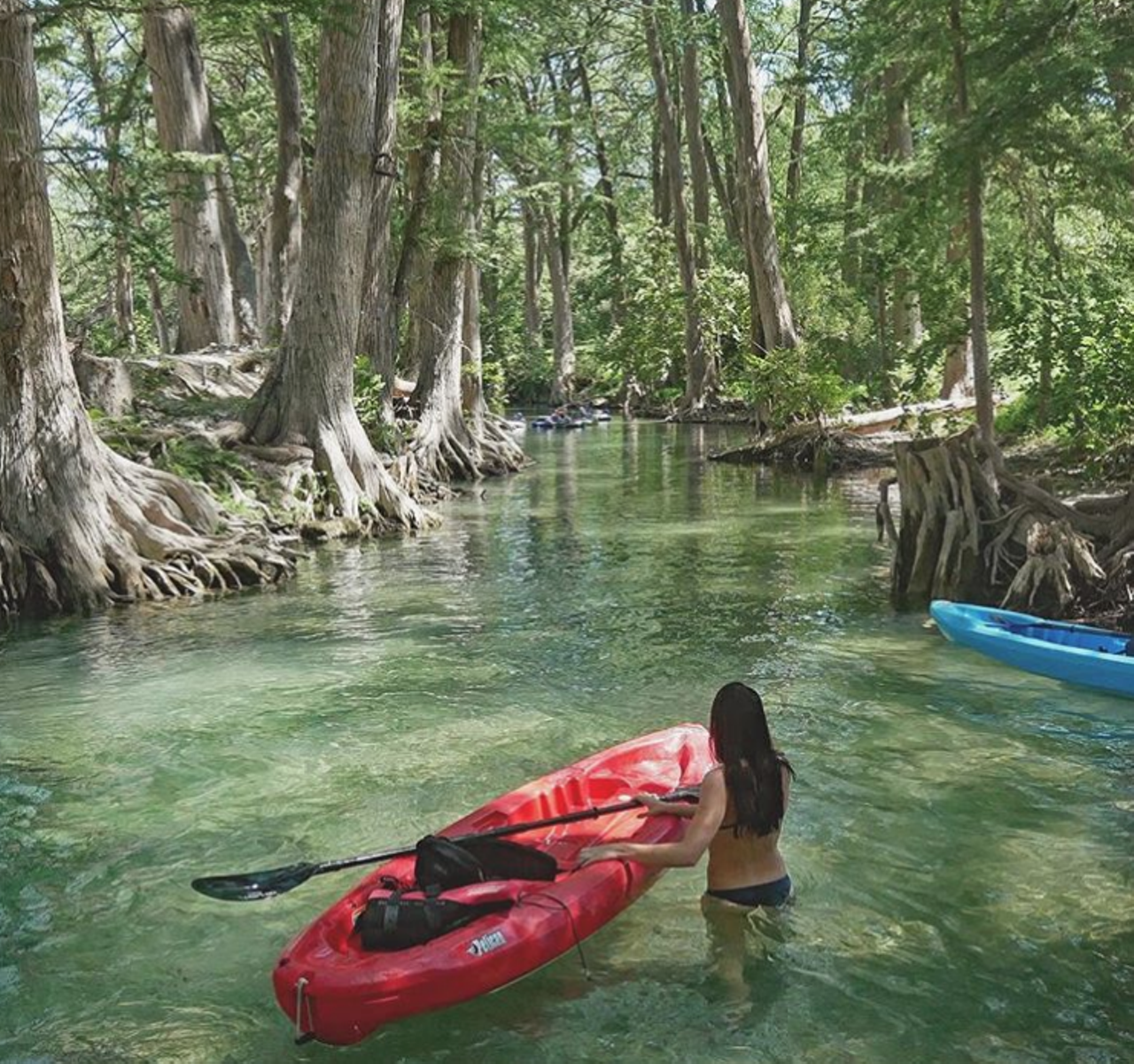 Right in San Antonio’s backyard is the Medina River, a refreshing body of water that gives the pleasure of Hill Country watering holes without going the distance. Surrounding the water is a 511-acre park that also has seven miles of trails.
Photo via Instagram / jawadmiklaszewicz
