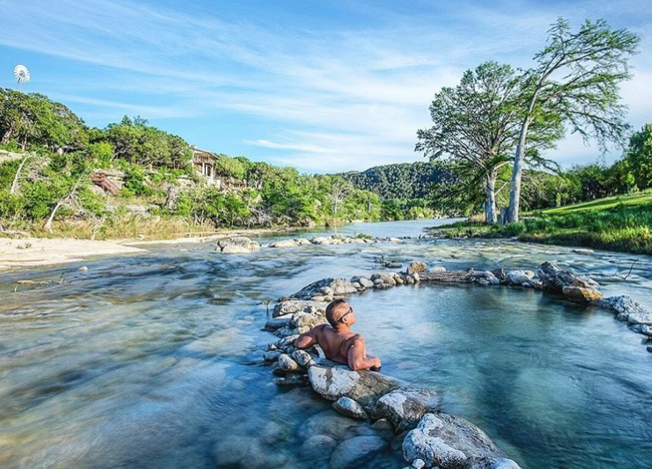 An hour north of San Antonio you’ll find the refreshing waters of Blanco River, a mile of which you can find within the state park. With man-made waterfalls and areas scattered with rocks, Blanco River offers a change of scenery that still allows you to get your tubing on. There are even some parts of the river that have natural hot tubs!
Photo via Instagram / ae_cohen
