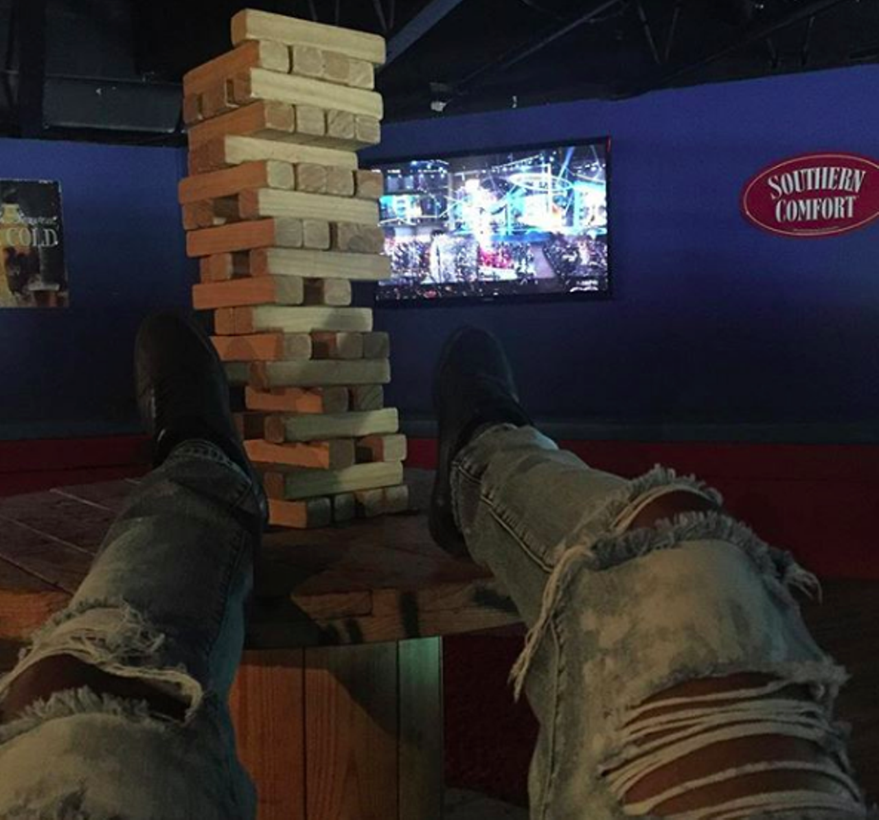 4th Quarter is a sports fan’s dream. The bar is spacious and accommodating with enough room to house multiple wide screens and tables large enough for intense games of giant checkers, Cenga and Connect 4. The bar also houses foosball and air-hockey tables.
Photo via Instagram / mrkennybaker