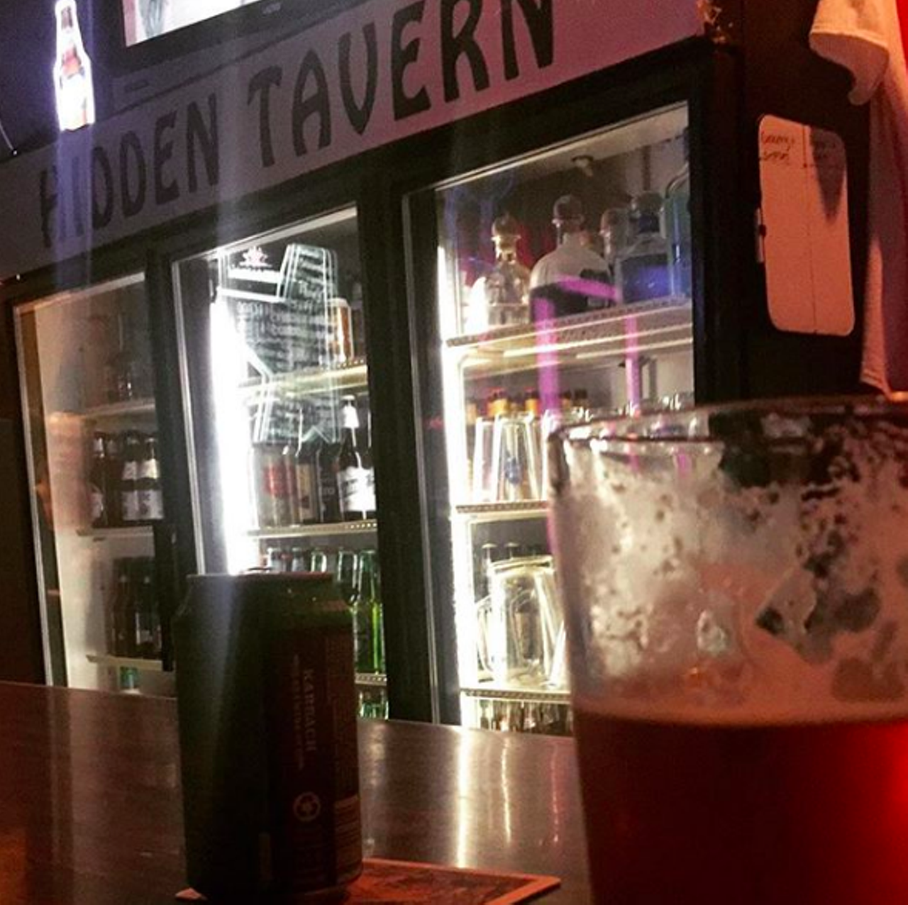 Hidden Tavern
11407 West Ave, (210) 541-0001, 
Need a bare-bones drinking spot that makes it the priority for you to get drunk off your ass? We found it. This underrated watering hole has billiards, darts and of course live music for all types of fun.
Photo via Instagram / mrschrislopez
