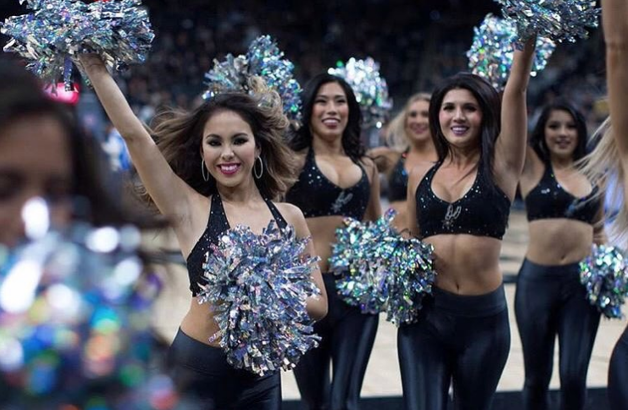 A Silver Dancer
Last season marked the end of the all-female Silver Dancer dance squad, part of the Spurs’ entertainment offerings. While women can still be involved as part of the coed hype team, Halloween allows you to live out your dream of being a Silver Dancer.
Photo via Instagram / spurssilverdancersalumni