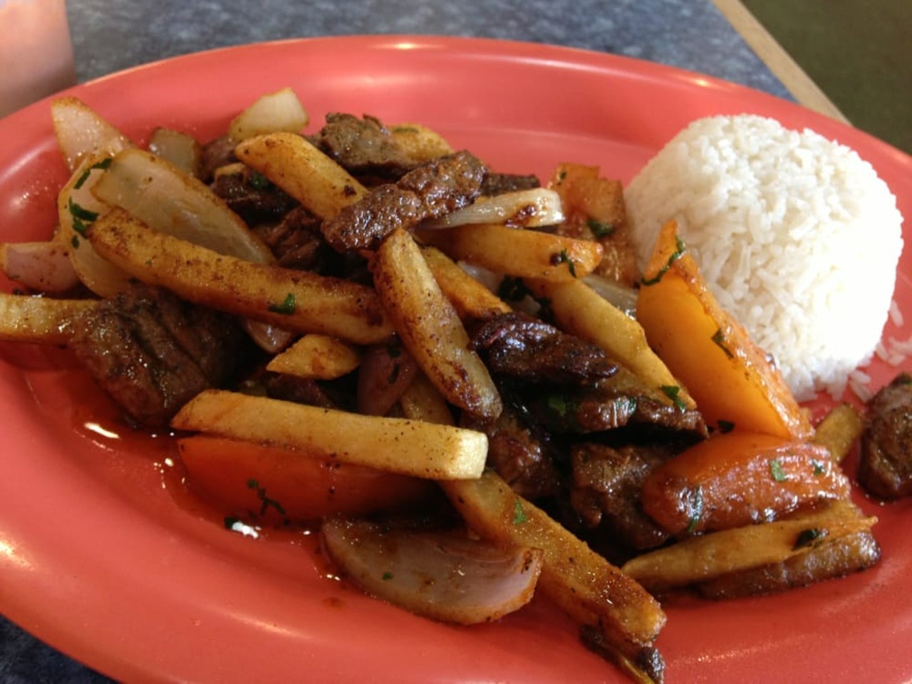 Rocotos Grill
10555 Culebra Road, (210) 521-4367, rocotosgrill.com
This Latin-American cafe specializes in Peruvian bites and charbroiled chicken, so your taste buds will be satisfied. For authentic bites and a taste of Peru, choose from a variety of piqueo, chicharron, and more.
Photo via Yelp / Alfredo M.