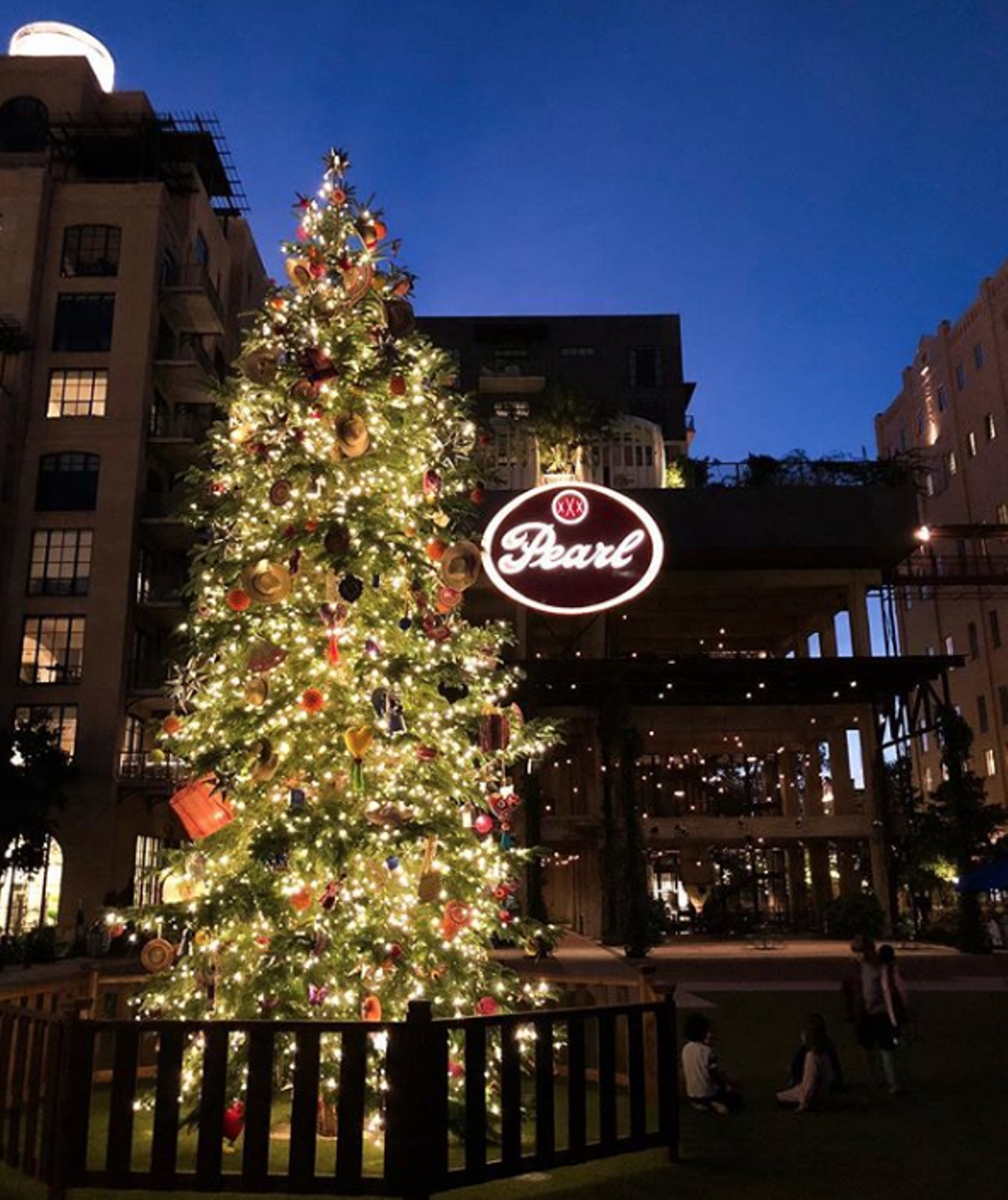 The Historic Pearl
303 Pearl Pkwy., atpearl.com
In the heart of the Pearl you’ll find a tall, decked out Christmas tree. You’re going to the Pearl anyway, so you might as well get a few selfies in front of the tree. You can also catch seasonal events like the Holiday Night Market and Chanukah at Pearl.
Photo via Instagram / historicpearl