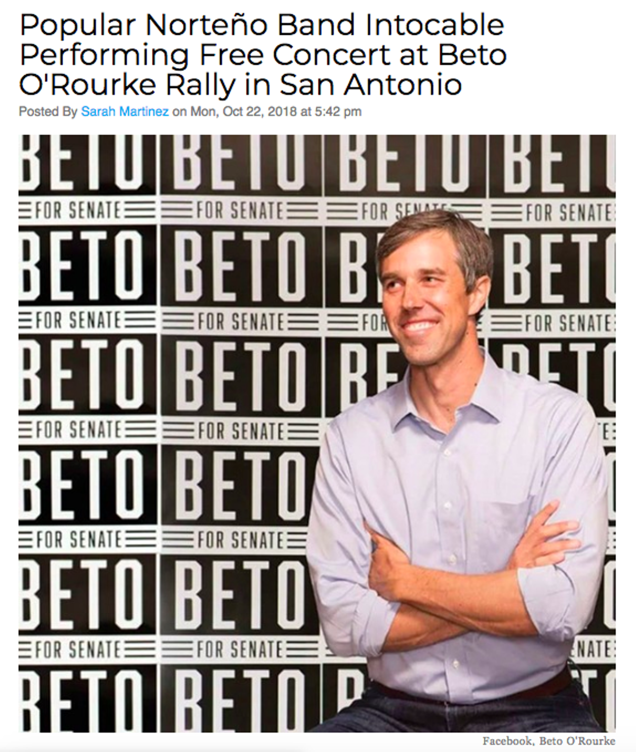 Beto really knows how to make people show up. Read more.