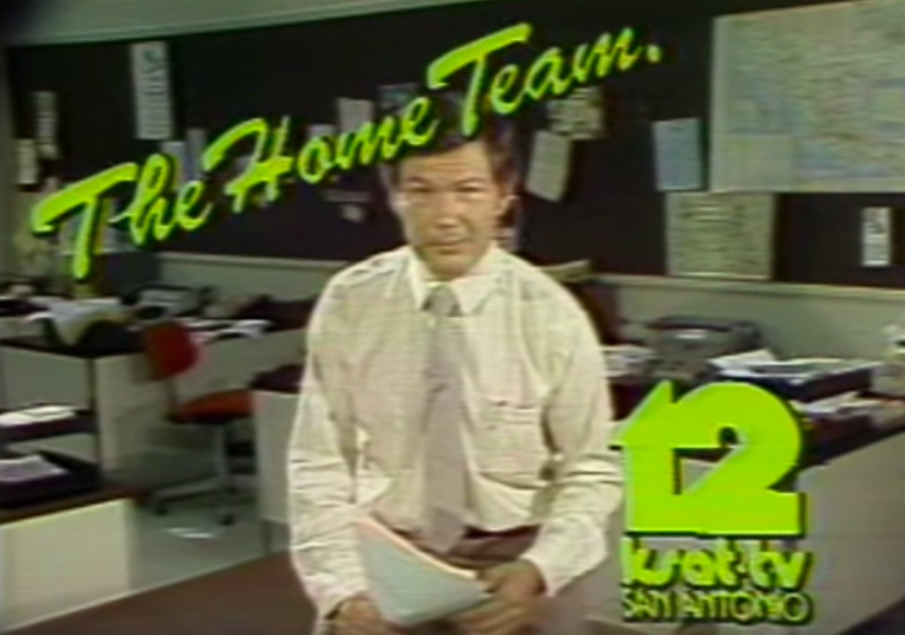 Gene Tuck
Spending some years at KSAT and KENS 5, Gene Tuck made an impression on San Antonio even if he wasn’t here long. He moved on to anchor in a number of different cities across the U.S. He now works in investing.
Photo via YouTube / SanAntonioNews78