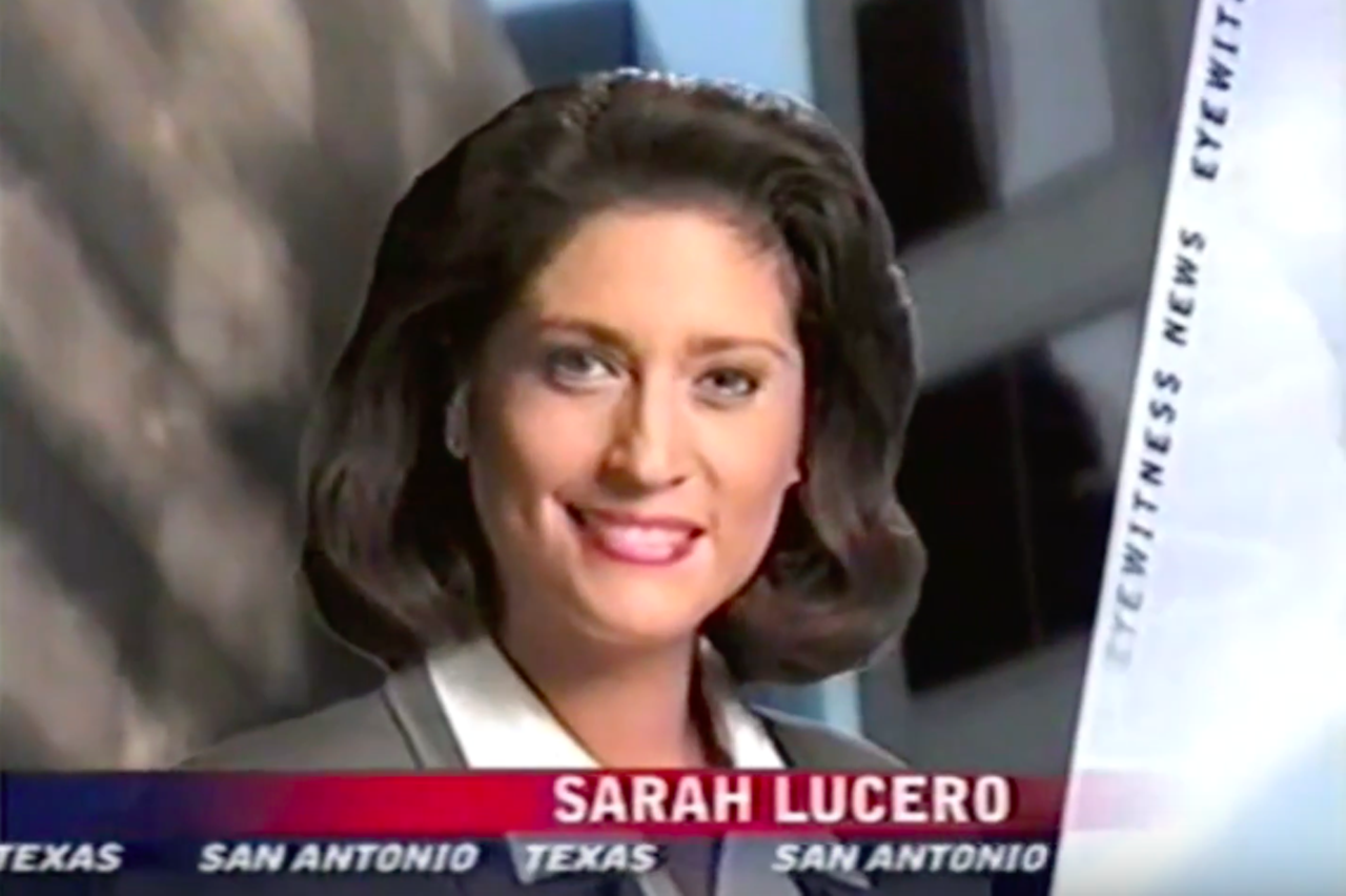 Sarah Lucero
Though Sarah Lucero is a more recent retiree, her nearly two decades as a KENS 5 anchor have earned her a spot in many San Antonians’ hearts. Following a long career in news, Lucero made a major career change, retiring in 2017. She now runs a fitness company and competes in bodybuilding. And because we know you want to know, the Alamo City native attended LEE High School.
Photo via YouTube / dma37dude