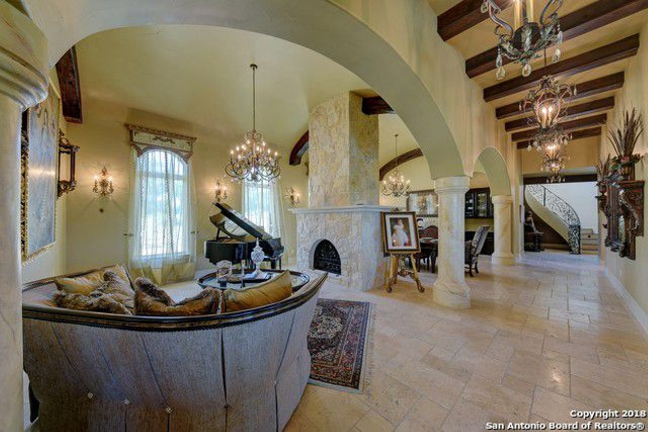 The two-story Tuscan-inspired home was built in 2013.