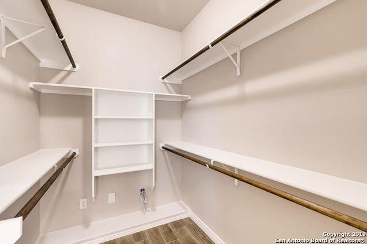 ...along with this spacious closet, which is ready to hold all of your junk.