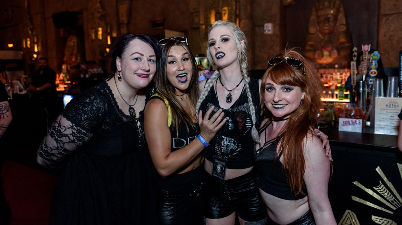 Everyone We Saw at the Cradle of Filth Show at the Aztec Last Night