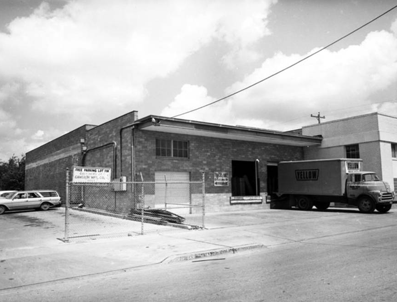 You can see a Yellow Freight System truck parked outside of Cameron Manufacturing Company, which sold wholesale automobile accessories, in this 1968 photo. The company was located at 708 W. Martin Street.