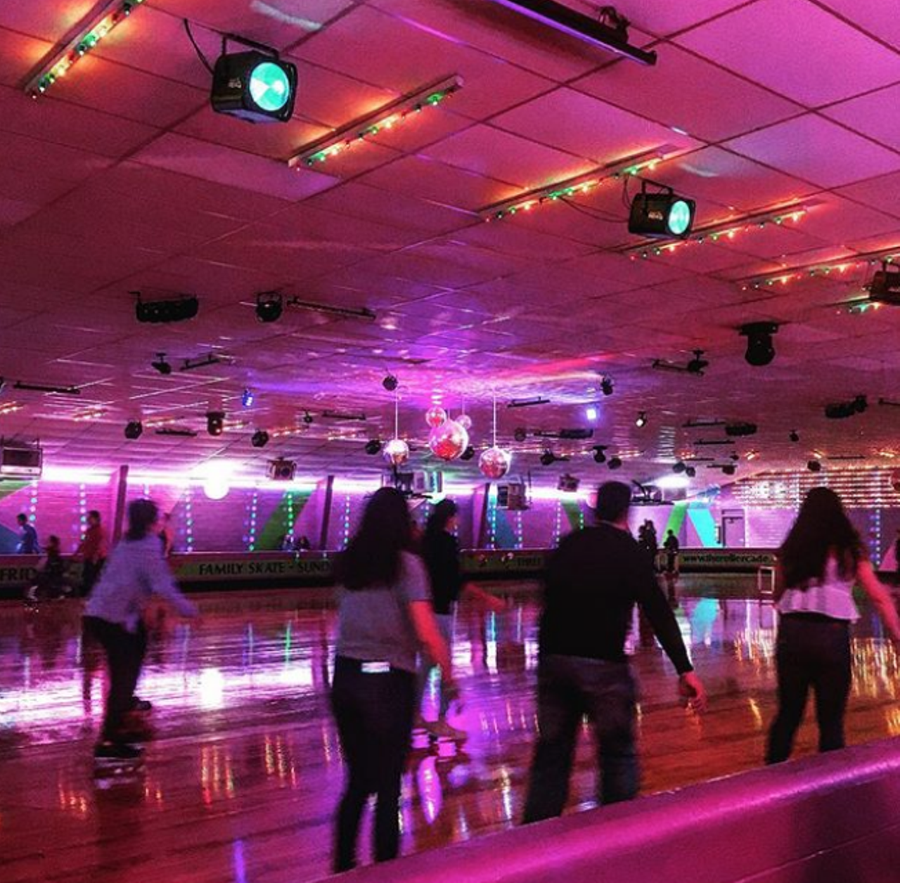 Take your shot at skating at the Rollercade
223 Recoleta Road, (210) 826-6361, therollercade.com
If you’re willing to go to the edge of your comfort zone, head on over to the Rollercade. This longstanding roller rink bumps disco tunes so you and your date can jam out or hold hands as you make laps. Even if there’s other people skating, you’ll be too focused on keeping on your feet to pay attention to anybody there.
Photo via Instagram / lovethehk