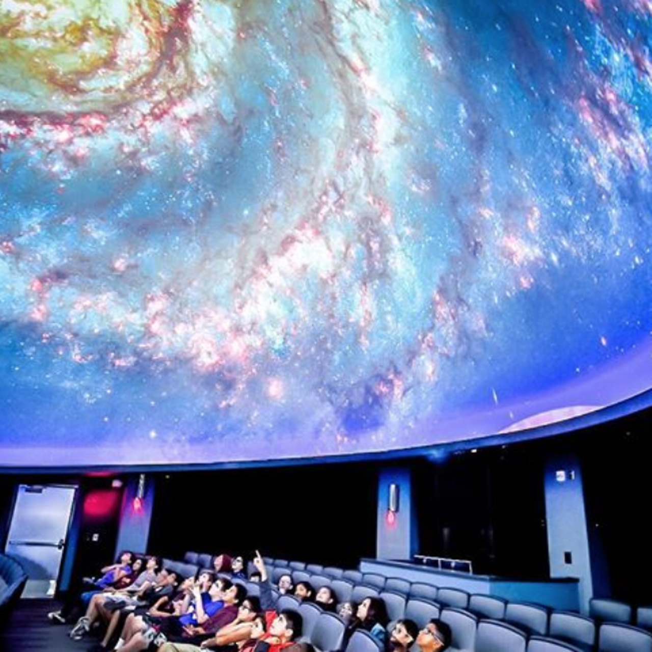 Get out of this world with Scobee Planetarium
1819 N Main Ave, (210) 486-0100, alamo.edu
For an out-of-this world date, take your cutie to the Scobee Planetarium located on SAC’s campus. Open every Friday night for public programming, the planetarium gives you access to various programs throughout the night with jaw-dropping visuals. Whether you and your partner are into nerdy stuff like this or not, y’all will definitely feel as if you’re in your own little world.
Photo via Instagram / sanantoniocollege