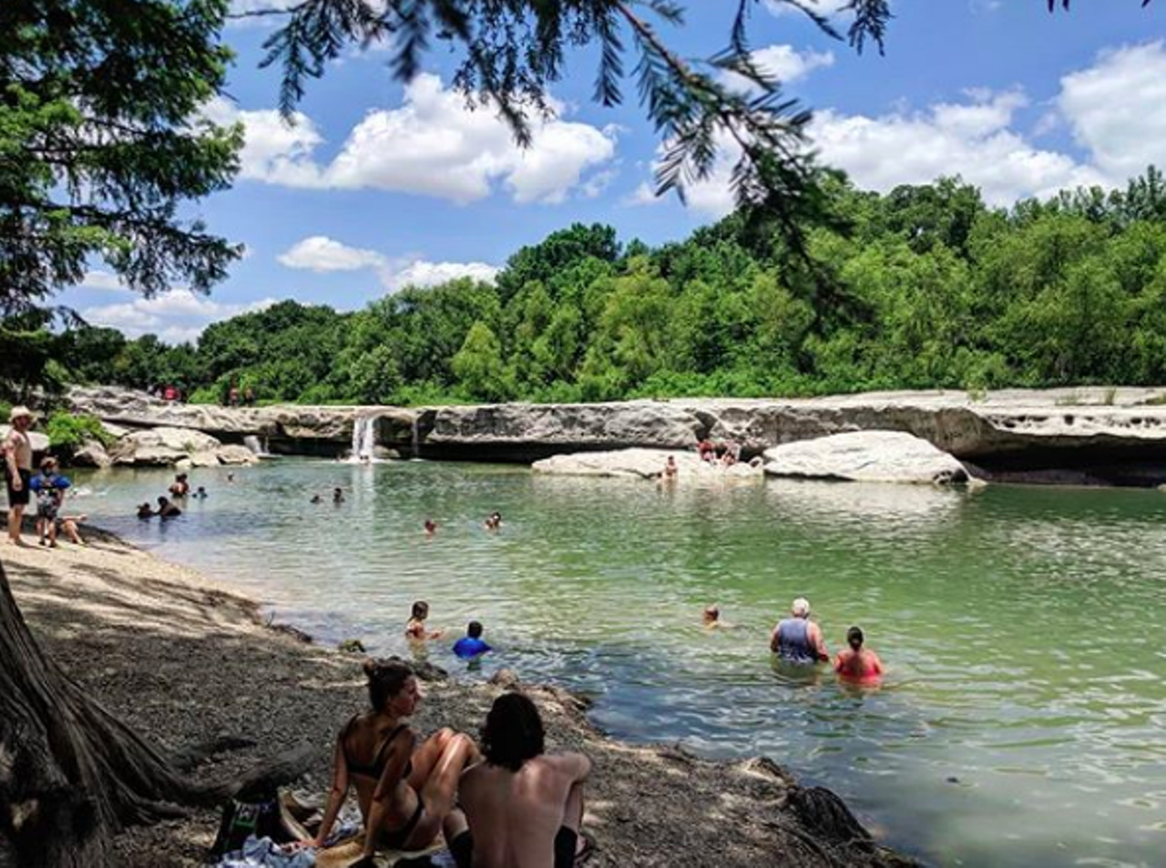 McKinney Falls State Park
5808 McKinney Falls Pkwy, Austin, (512) 243-1643, tpwd.texas.gov
The next time you head to Austin, make it a point to visit McKinney Falls. Located in Austin proper, the park offers pretty much all of the outdoorsy fun for the season. Camping, hiking, mountain biking, road biking, bouldering and geocaching are all up for grabs, or you can head to Onion Creek for fishing and swimming.
Photo via Instagram / tararosenbaum