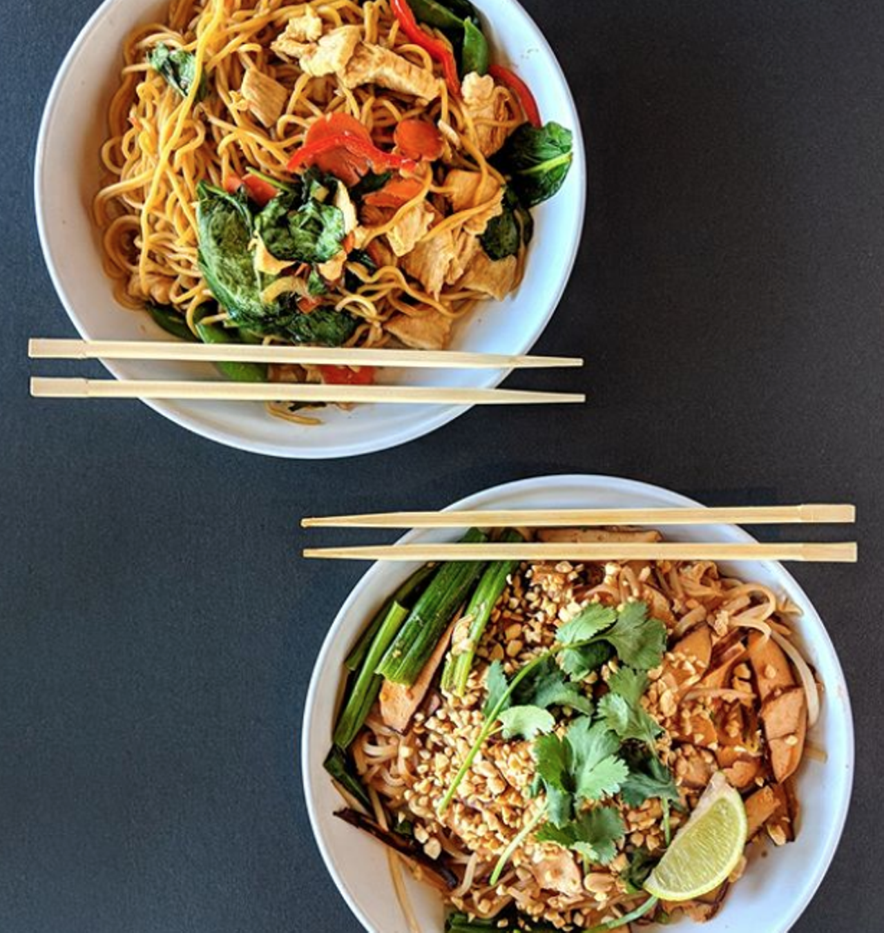 Pei Wei Asian Kitchen
Multiple locations, peiwei.com
Foodies who enjoy fast-casual Chinese bites with a take more elevated than strip mall take-out restaurants can rest easy with Pei Wei. Based in Irving, this Asian kitchen chain brings all the classic dishes you know and love.
Photo via Instagram / peiweiasiankitchen