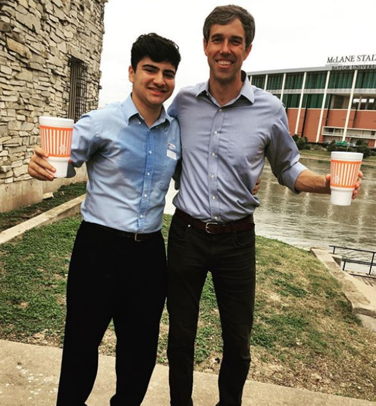 Beto O’Rourke
The general public may not be as fond of Beto as they were last year, but he’s still a recognizable guy that may get some solid feedback from folks. Sport a pale blue button-up with the sleeves rolled up, get sweaty and flash that smile. Your costume is complete.
Photo via Instagram / betoorourke