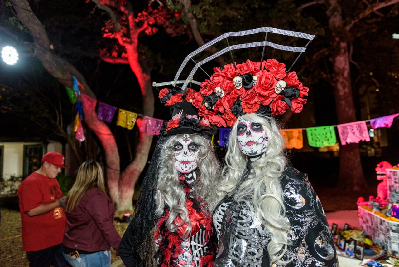 All the Beautiful People We Saw at This Year's Muertos Fest at Hemisfair