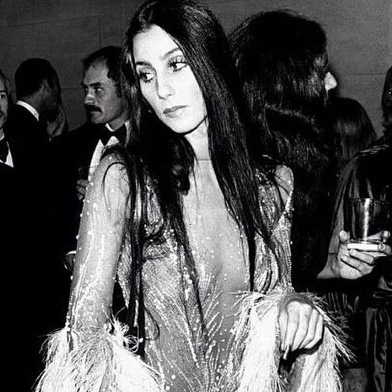 '60s or '70s Cher. Clearly bored AF with all the “regular” people.
Photo via Facebook / Cher