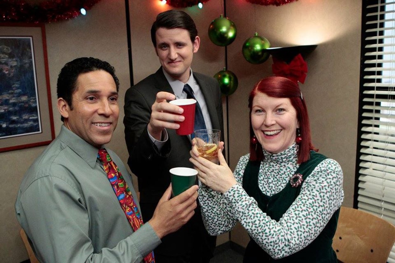 Test your knowledge of The Office during a Christmas-themed trivia pub crawl
$20, Downtown, Friday, Dec. 13, inkarn8.ticketspice.com
Tickets are on sale now so get them while you can! They cost $20, so that means it’s only $40 to take your boo on literally the best possible event you can think of as long as they’re a fan of The Office. Your ticket will come with a themed shirt, a Dunder Mifflin ID card, and entry into the trivia competition, so you can get your competitive spirit excited along with your holiday spirit. Themed drinks and food will be available. 
Photo via Facebook / The Office