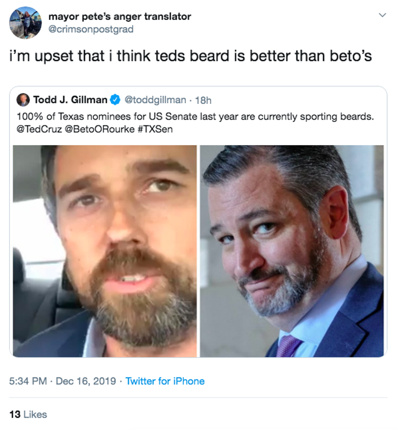 People Have Mixed Feelings About Beto O'Rourke's Beard