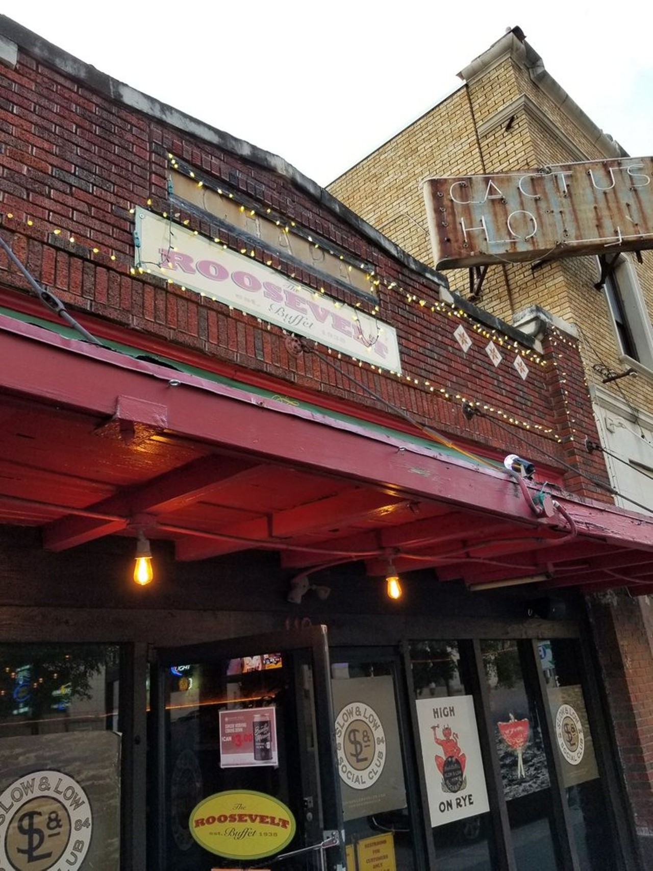 Roosevelt Buffet
SA had to say goodbye to one of its oldest drinking spots. The downtown watering hole, which originally opened as a speakeasy, had served the city for more than 80 years. Operator Anthony Orozco hinted at a possible relocation due to downtown developments and changing interests that caused the family-owned bar’s closure.
Photo via Yelp / Andrea G.