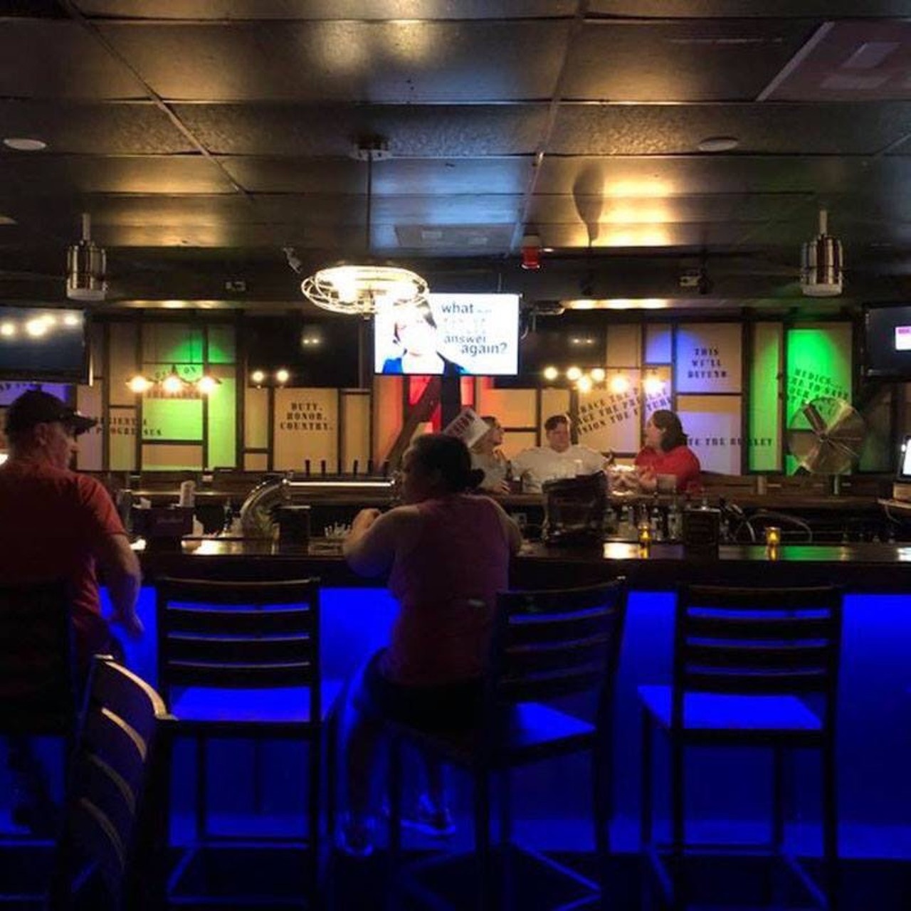 The Base Line
1139 Harry Wurzbach Road, (210) 930-6612, thebaselinebar.com
Whether you hang out near Fort Sam Houston or not, you’ll likely end up at this bar sooner or later. Previously known as the Recovery Room, The Base Line comes through with drink specials, pool, darts, shuffleboard, karaoke, trivia nights and even food. If it’s your first time here, be sure to order the Transfusion Shot.
Photo via Yelp / The Base Line