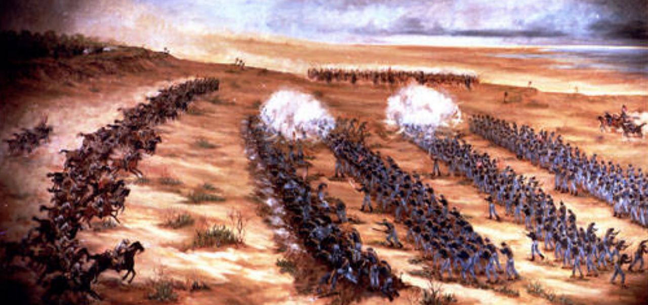 The last battle of the Civil War was fought in Texas.
The Civil War technically ended in April 1965, but a month later, Union forces under the command of Theodore H. Barrett decided to attack the rebel encampment at a depot near Brownsville. The urban legend goes that Barrett wanted to be called a war hero, and had no real reason to battle it out.
Photo by Clara Lily Ely via UTSA Libraries Special Collections