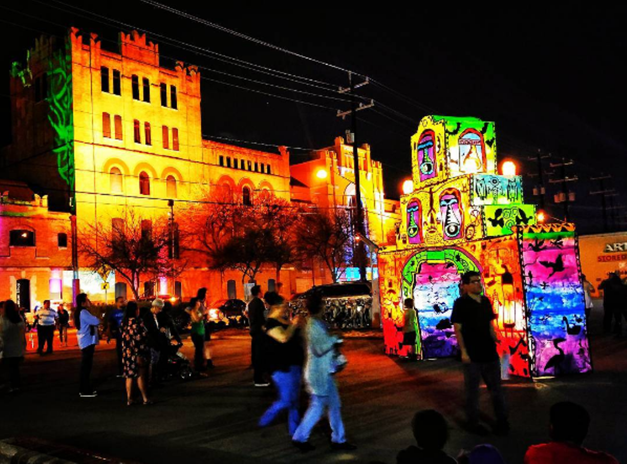  Luminaria
Nov. 9-12
The week-long contemporary arts festival presents works of varying mediums and spotlights the arts as an important part of city life. Proposed in 2008 by Phil Hardberger, Luminaria has grown to include theatrical and dance performances, film screenings and creative demonstrations. 
Photo via Instagram,  pompart_