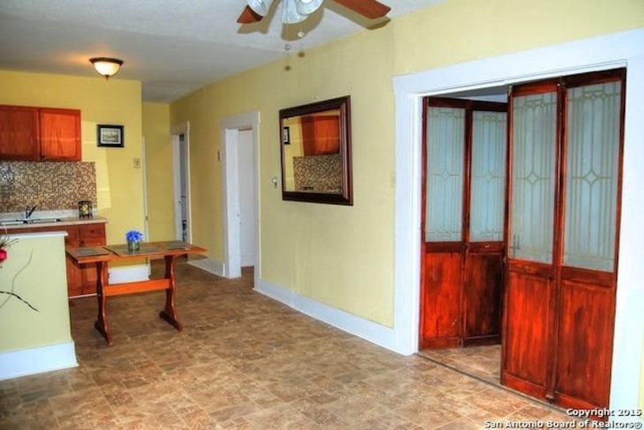 122 Birch St. San Antonio, TX 78210   
$59,900  
2 beds, 1 full bath, 836 sq ft  
The interior is lightened up by happy yellow walls.