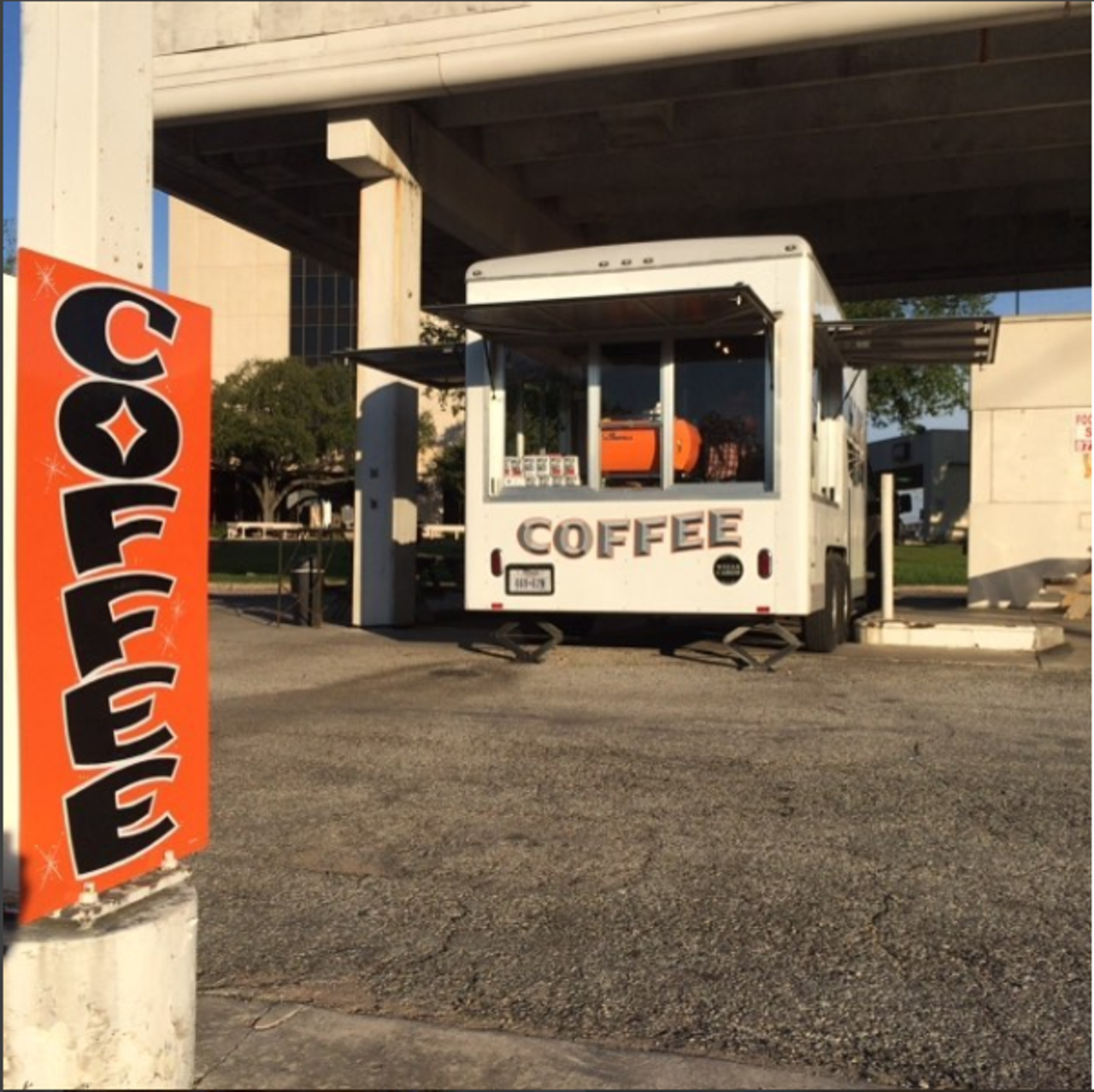 Theory Coffee
2347 Nacogdoches Road, (210) 507-3025, facebook.com/theorycoffee
One of the first coffee trailers to hit the caffeine-starved streets of San Antonio, Theory also features dreamy pies with flaky crusts via Young Lion Piemakers.
Photo via Instagram (TheoryCoffee)